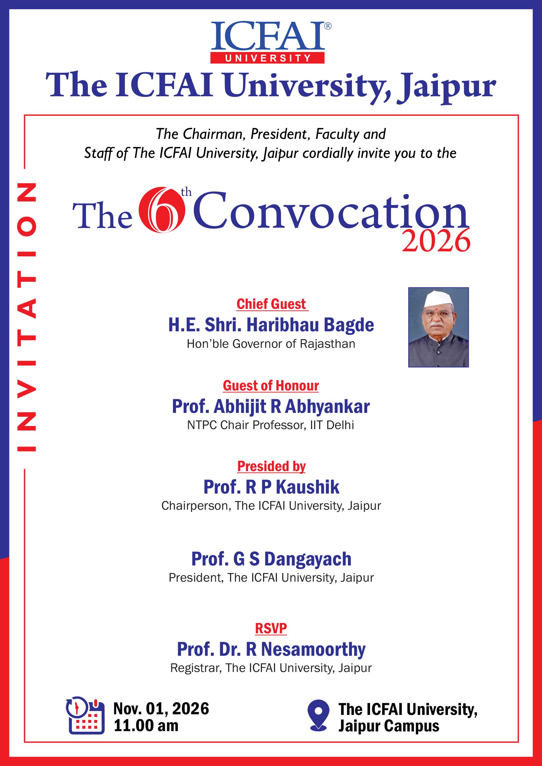 The 6th Convocation 2026